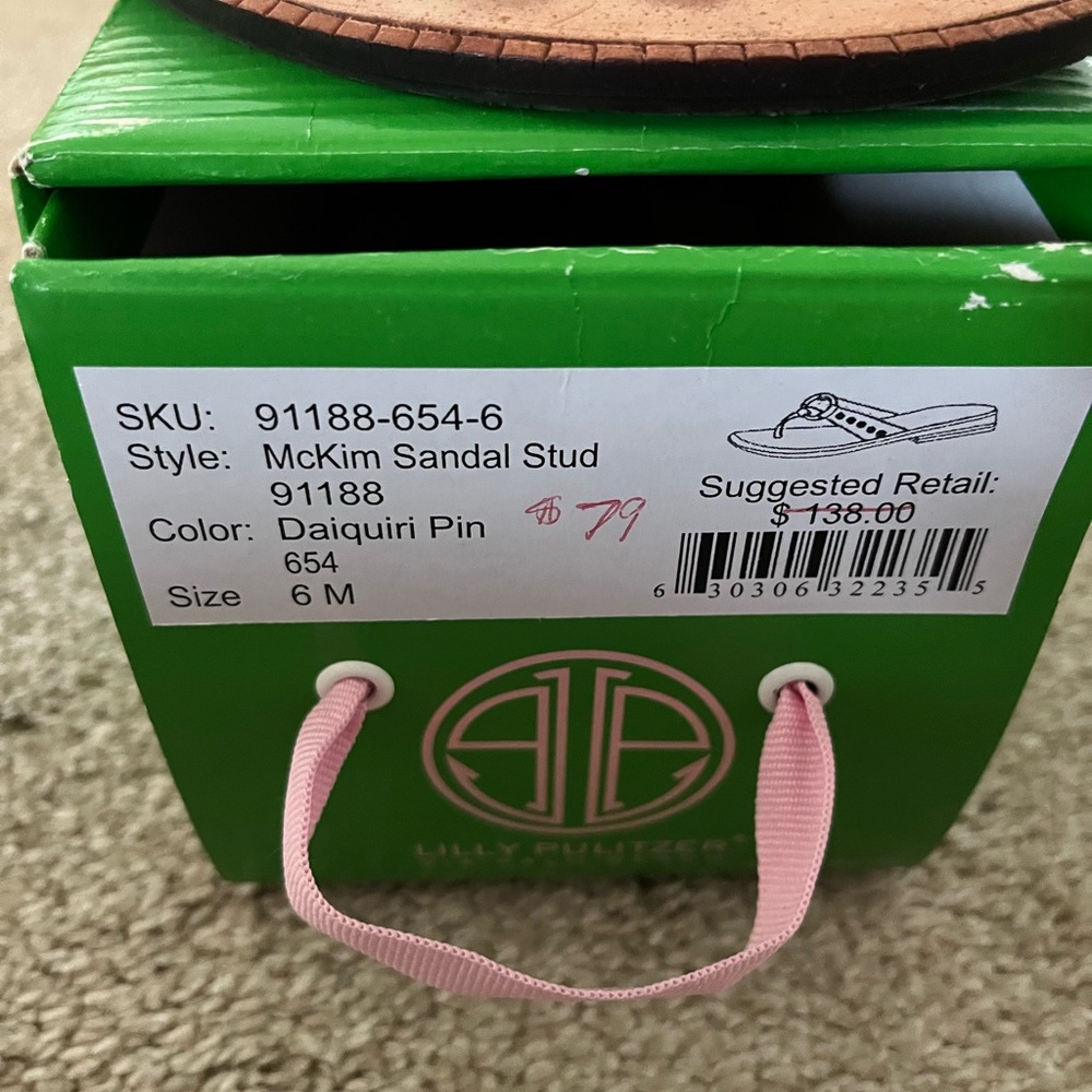 Hardly warm Lilly sandals.